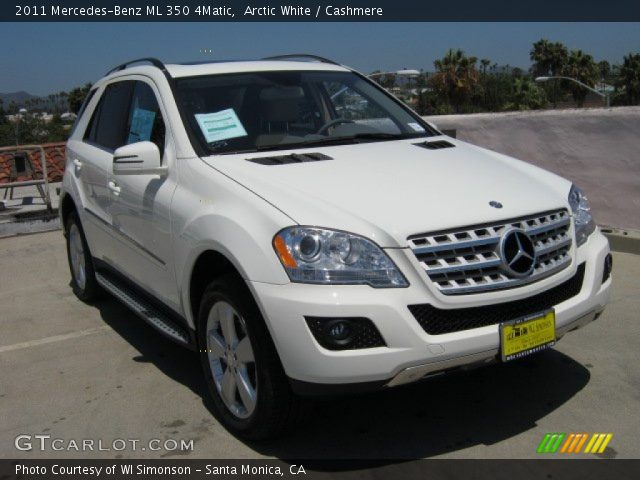 2011 Mercedes-Benz ML 350 4Matic in Arctic White