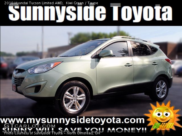 2010 Hyundai Tucson Limited AWD in Kiwi Green