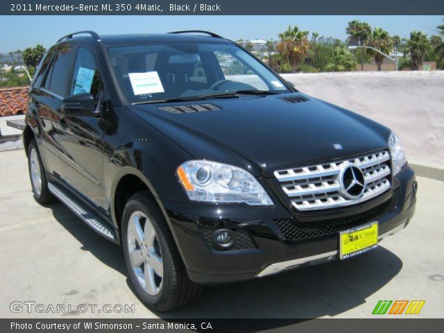 2011 Mercedes-Benz ML 350 4Matic in Black