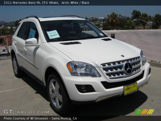 2011 Mercedes-Benz ML 350 4Matic in Arctic White