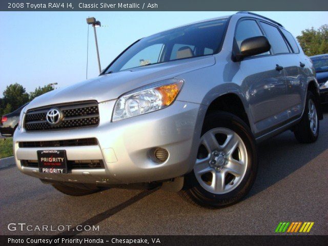 2008 Toyota RAV4 I4 in Classic Silver Metallic