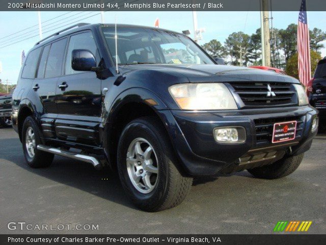 2002 Mitsubishi Montero Limited 4x4 in Memphis Blue Pearlescent