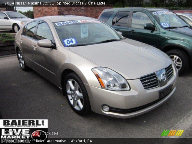 2004 Nissan Maxima 3.5 SE in Spirited Bronze