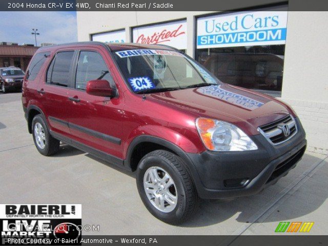 2004 Honda CR-V EX 4WD in Chianti Red Pearl