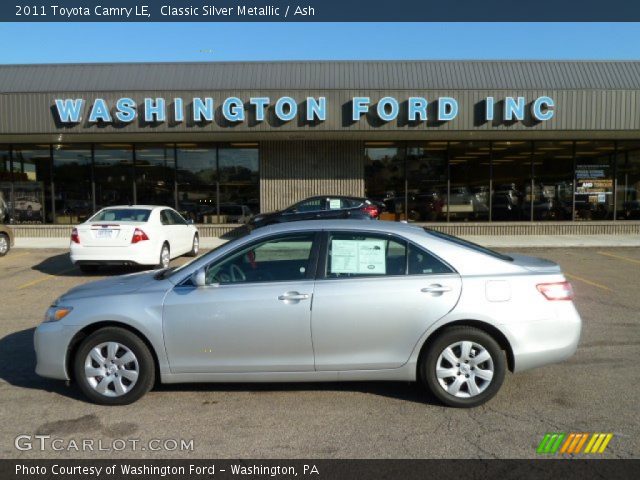 2011 Toyota Camry LE in Classic Silver Metallic