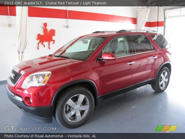 2012 GMC Acadia SLT in Crystal Red Tintcoat