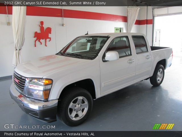 2012 GMC Canyon SLE Extended Cab in Summit White