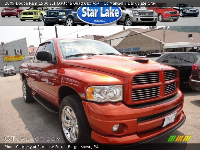 2005 Dodge Ram 1500 SLT Daytona Quad Cab 4x4 in Go ManGo!