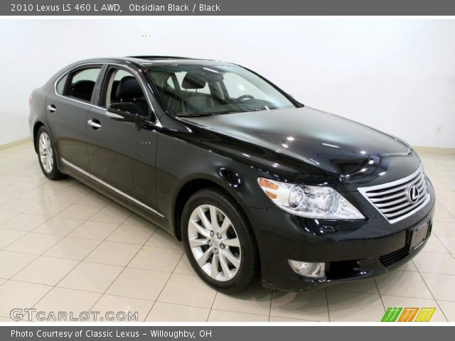 2010 Lexus LS 460 L AWD in Obsidian Black