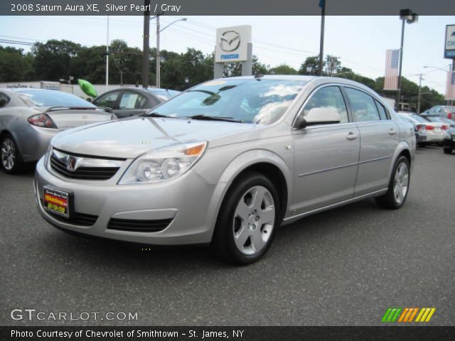 2008 Saturn Aura XE in Silver Pearl