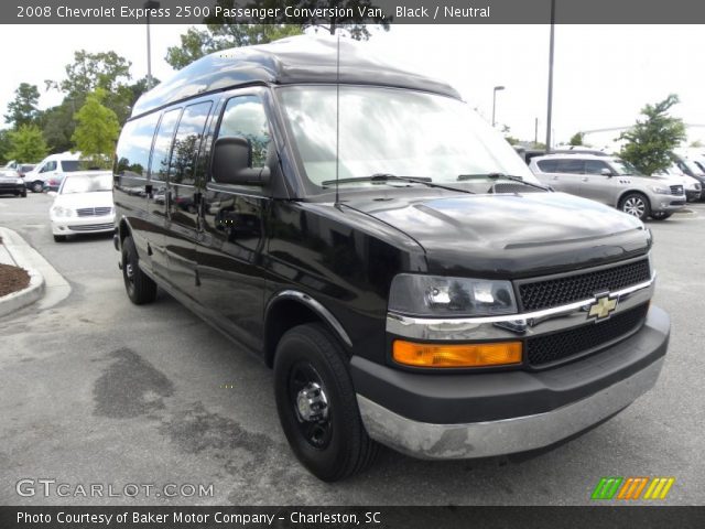 2008 Chevrolet Express 2500 Passenger Conversion Van in Black