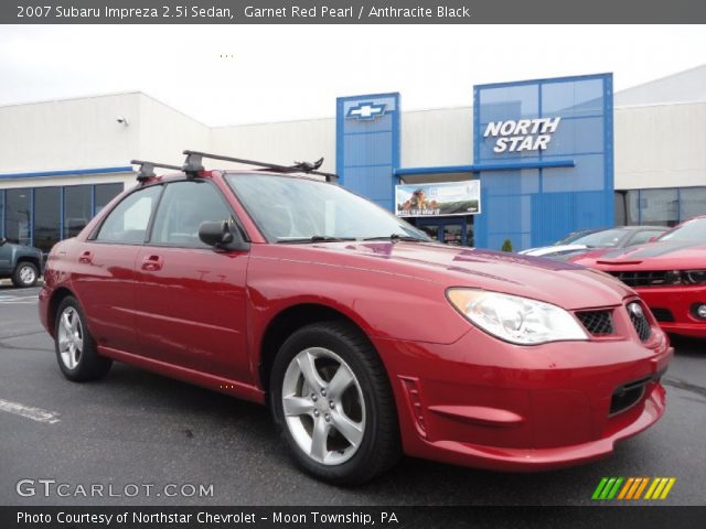 2007 Subaru Impreza 2.5i Sedan in Garnet Red Pearl