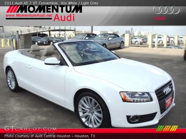 2011 Audi A5 2.0T Convertible in Ibis White