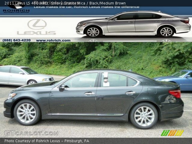 2011 Lexus LS 460 AWD in Smoky Granite Mica