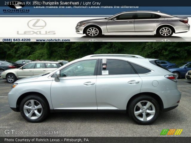 2011 Lexus RX 350 in Tungsten Silver Pearl