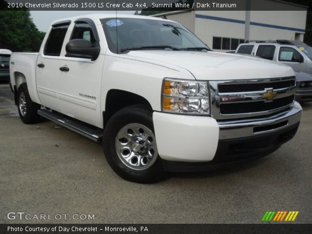 2010 Chevrolet Silverado 1500 LS Crew Cab 4x4 in Summit White