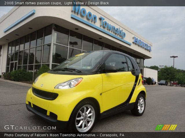 2008 Smart fortwo passion coupe in Light Yellow