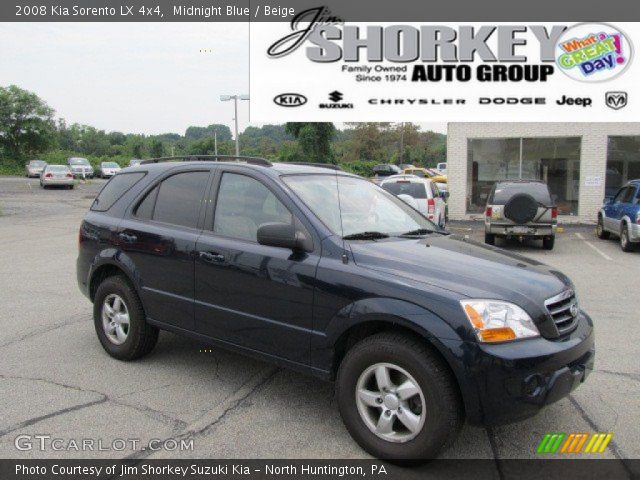 2008 Kia Sorento LX 4x4 in Midnight Blue