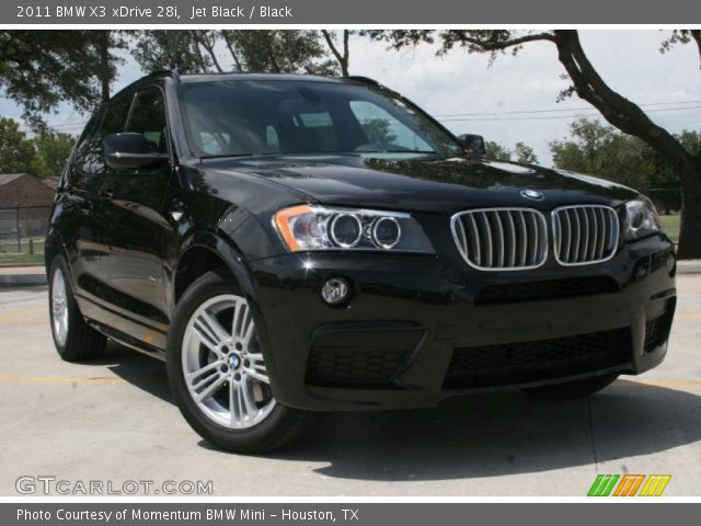 2011 BMW X3 xDrive 28i in Jet Black