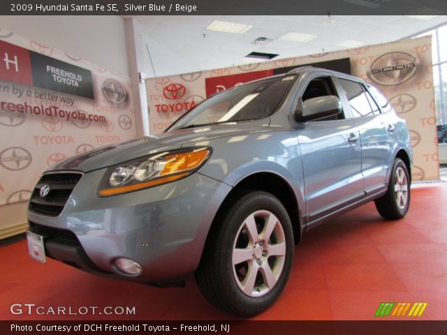 2009 Hyundai Santa Fe SE in Silver Blue