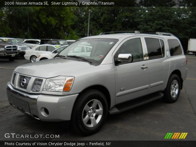 2006 Nissan Armada SE in Silver Lightning