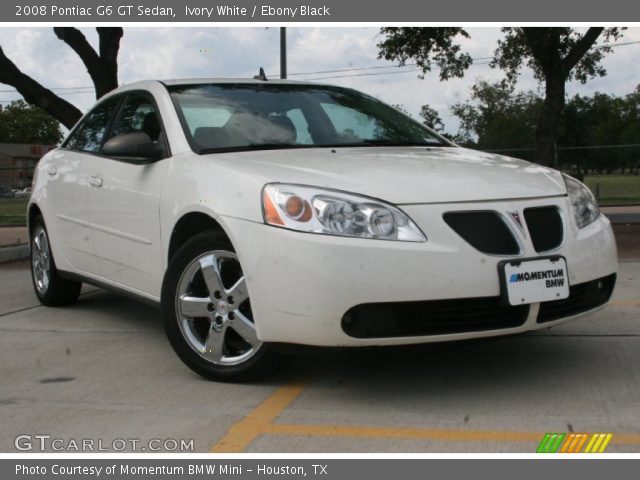 2008 Pontiac G6 GT Sedan in Ivory White