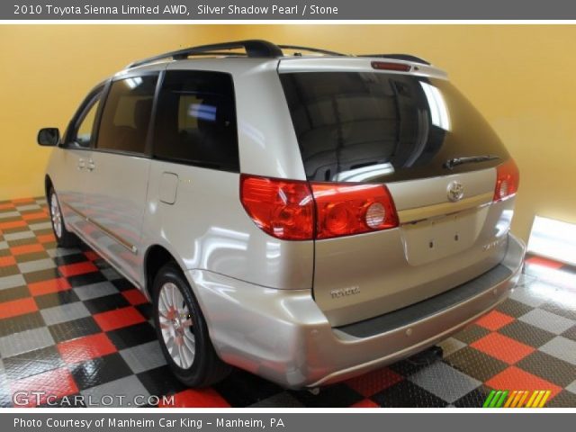 2010 Toyota Sienna Limited AWD in Silver Shadow Pearl