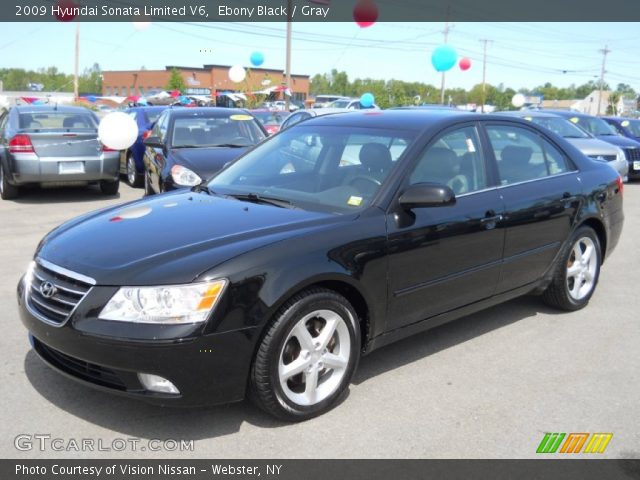 2009 Hyundai Sonata Limited V6 in Ebony Black