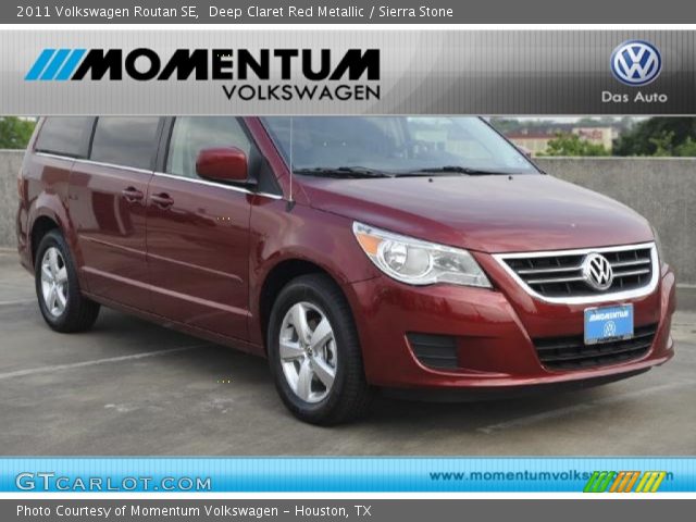 2011 Volkswagen Routan SE in Deep Claret Red Metallic