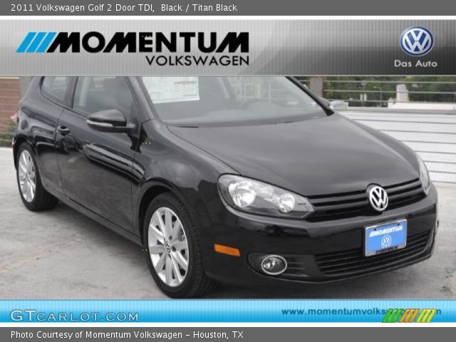 2011 Volkswagen Golf 2 Door TDI in Black