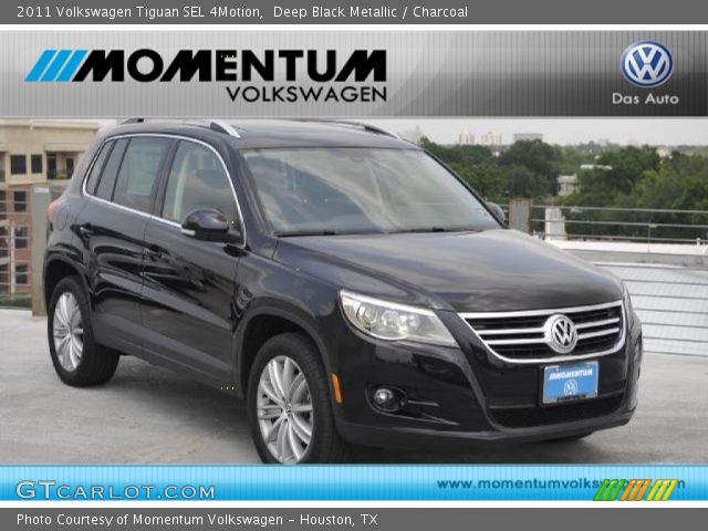 2011 Volkswagen Tiguan SEL 4Motion in Deep Black Metallic