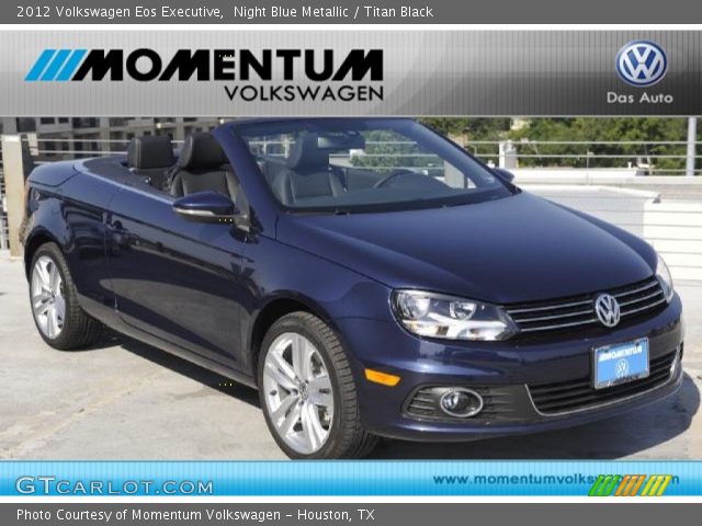 2012 Volkswagen Eos Executive in Night Blue Metallic