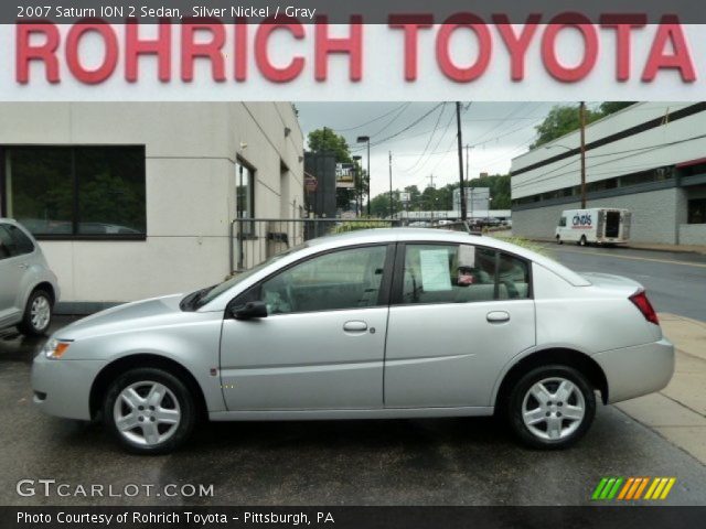 2007 Saturn ION 2 Sedan in Silver Nickel