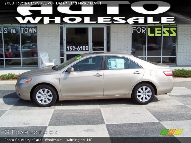 2008 Toyota Camry XLE V6 in Desert Sand Mica
