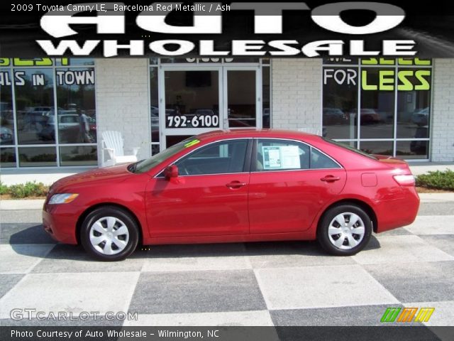 2009 Toyota Camry LE in Barcelona Red Metallic