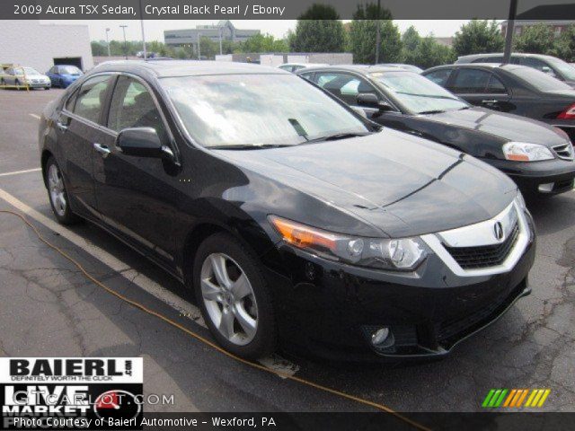 2009 Acura TSX Sedan in Crystal Black Pearl