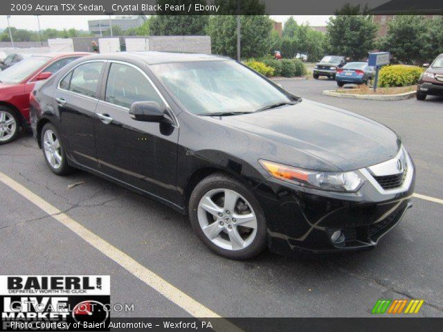 2009 Acura TSX Sedan in Crystal Black Pearl