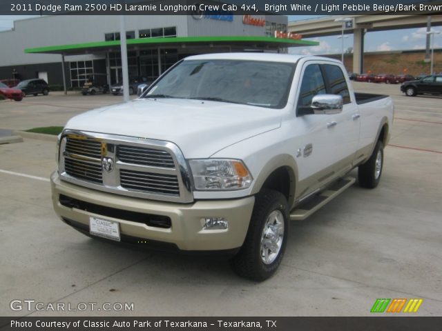 2011 Dodge Ram 2500 HD Laramie Longhorn Crew Cab 4x4 in Bright White