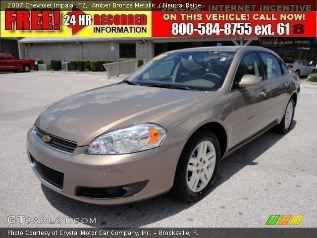 2007 Chevrolet Impala LTZ in Amber Bronze Metallic