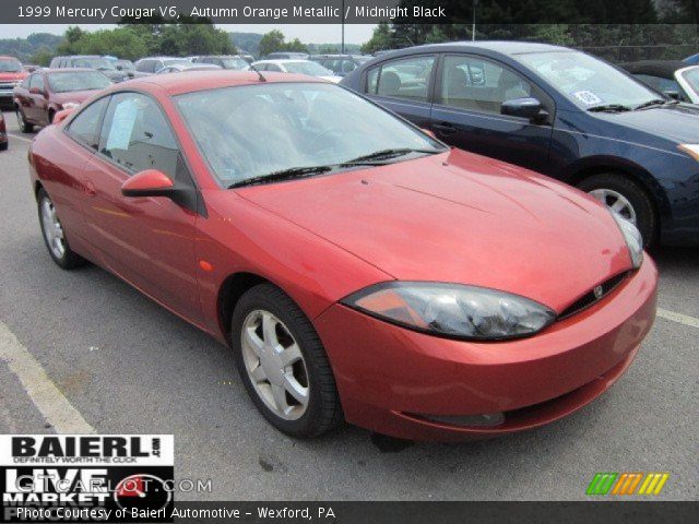 1999 Mercury Cougar V6 in Autumn Orange Metallic