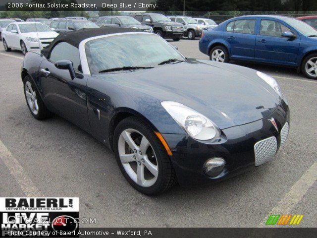 2006 Pontiac Solstice Roadster in Deep Blue