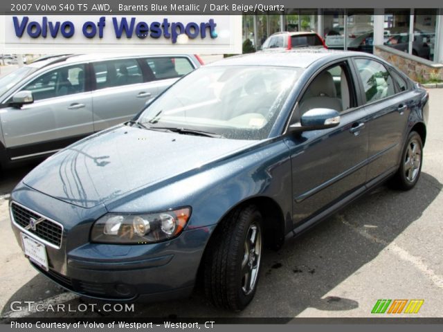 2007 Volvo S40 T5 AWD in Barents Blue Metallic