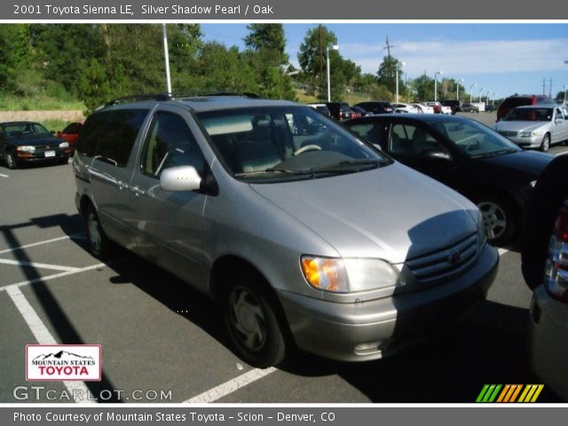 2001 Toyota Sienna LE in Silver Shadow Pearl