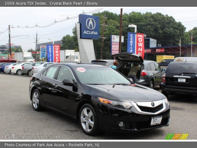 2009 Acura TSX Sedan in Crystal Black Pearl