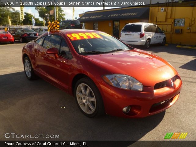 2006 Mitsubishi Eclipse GT Coupe in Sunset Orange Pearlescent