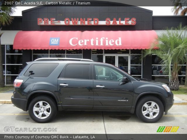 2007 GMC Acadia SLE in Carbon Metallic