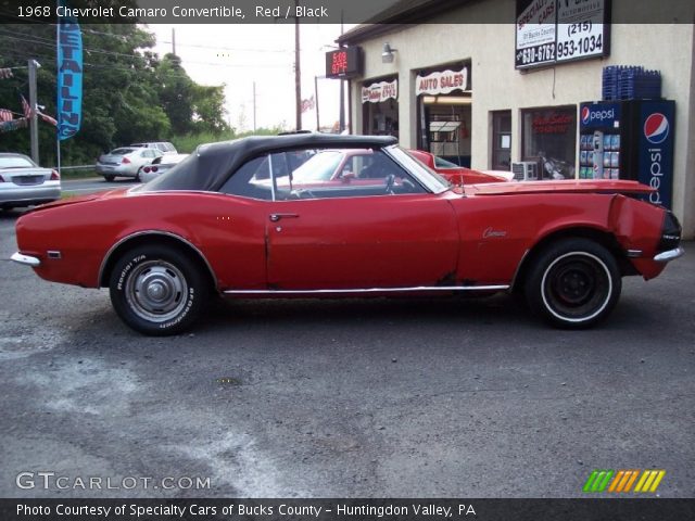 1968 Chevrolet Camaro Convertible in Red