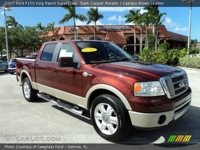 2007 Ford F150 King Ranch SuperCrew in Dark Copper Metallic