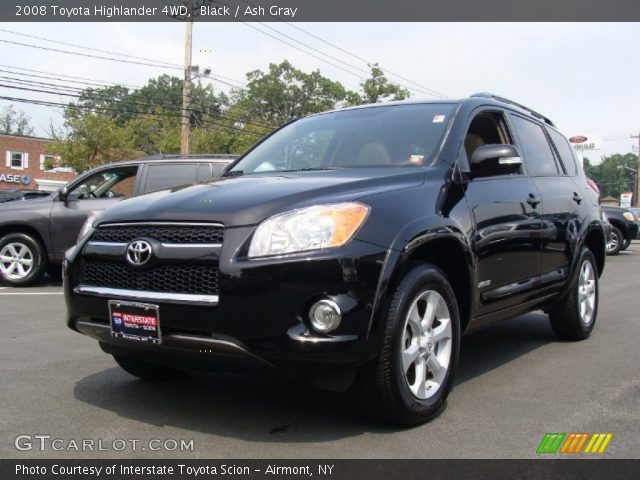 2008 Toyota Highlander 4WD in Black