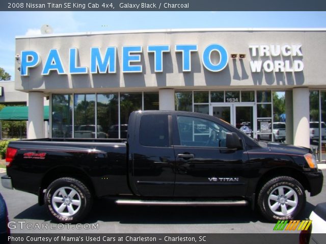 2008 Nissan Titan SE King Cab 4x4 in Galaxy Black